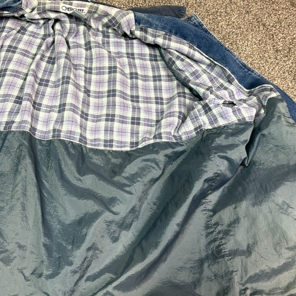 Vintage Cherokee Lined Denim Chore Rancher Jacket Size Medium - Picture 10 of 14